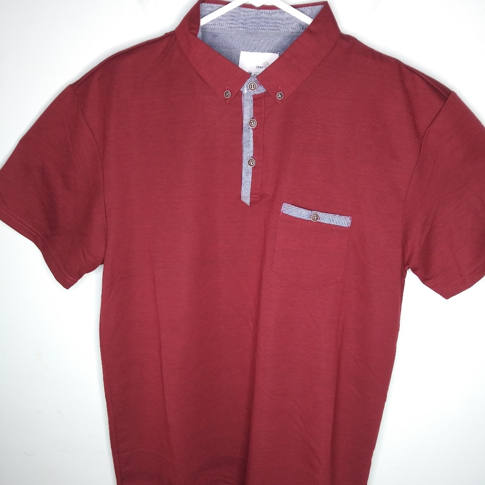 Craft + Flow Short Sleeve Polo Shirt
